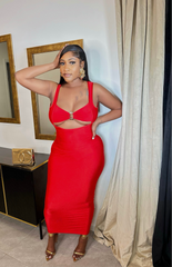 Scarlet seduction dress