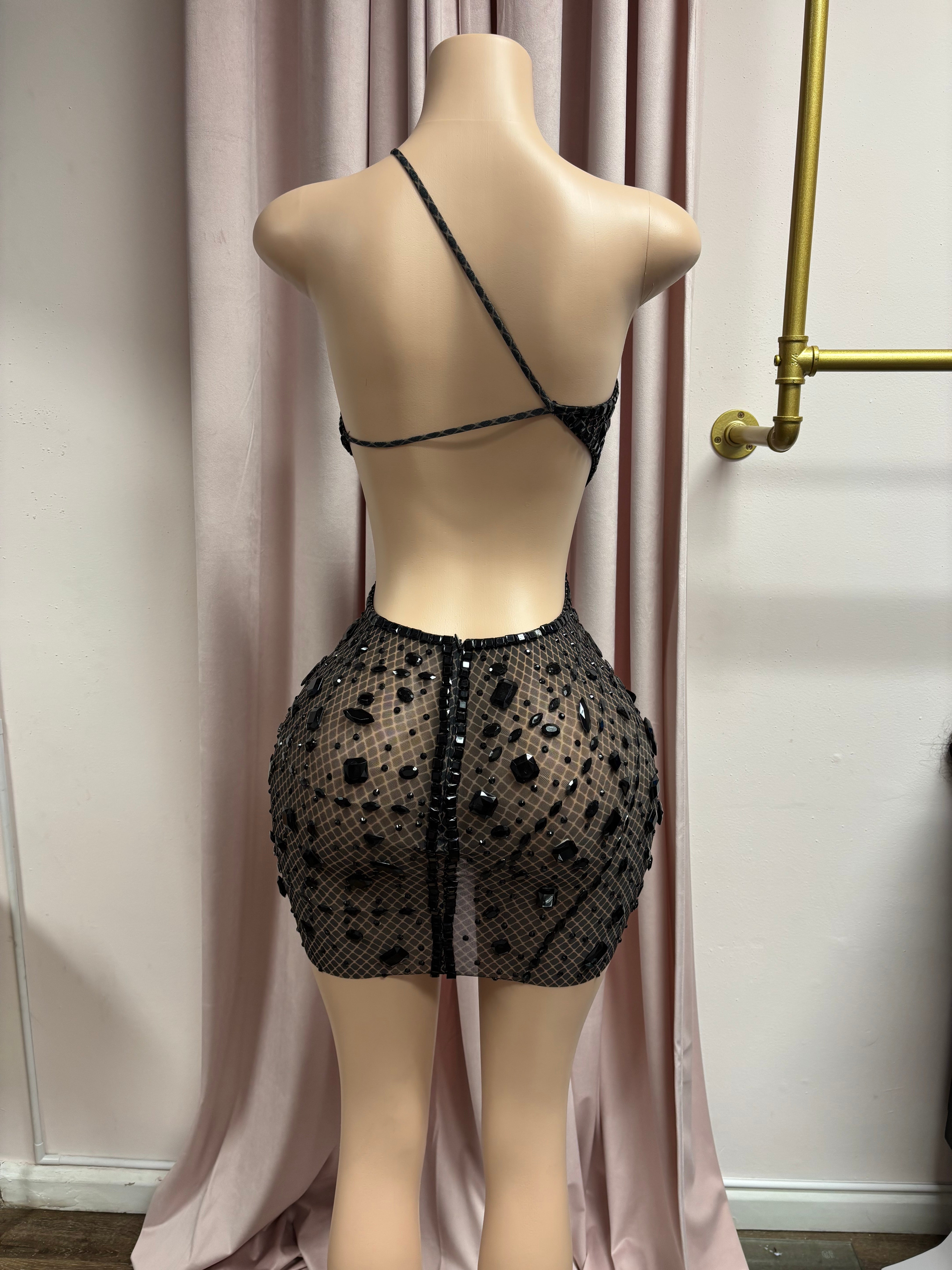 Midnight Glamour Mini Dress