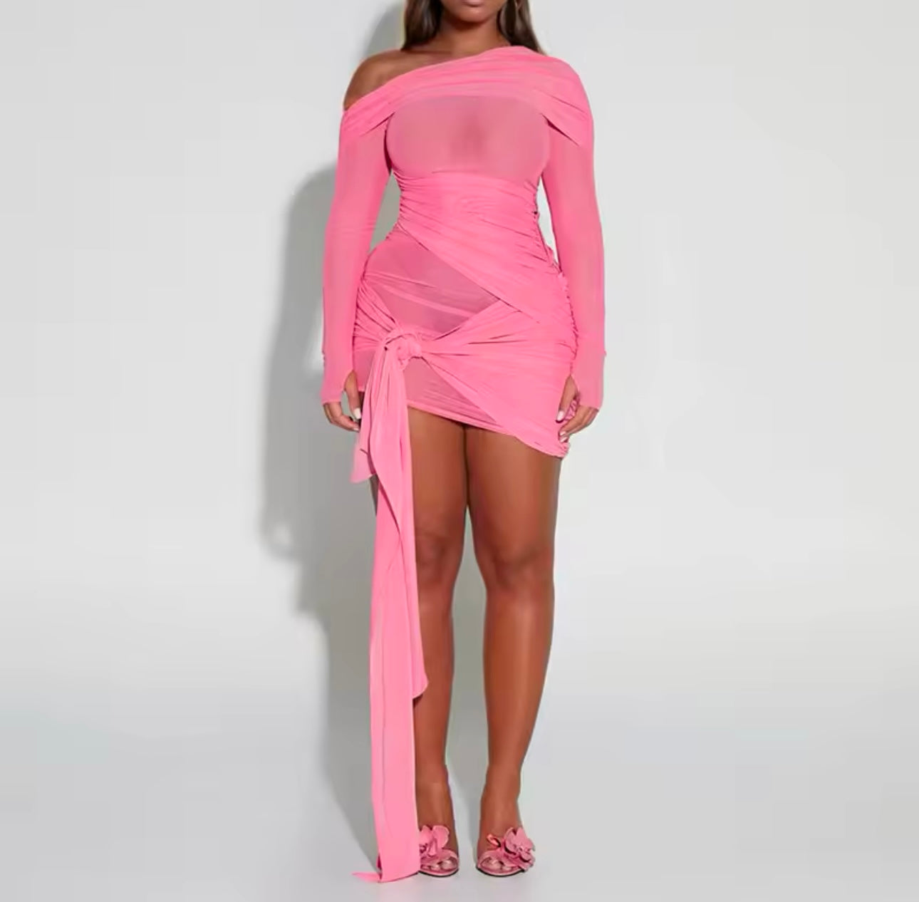 Pink Dream Wrap Dress